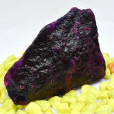 Raw Rough Sapphire 1050.10 Ct CERTIFIED Natural Uncut Purple Loose Gemstone